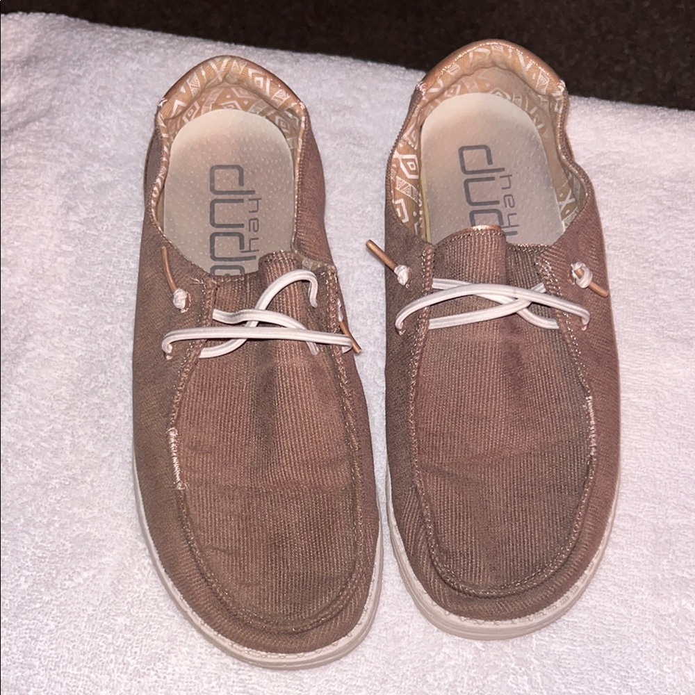 Hey Dude Tan Slip-On Shoes